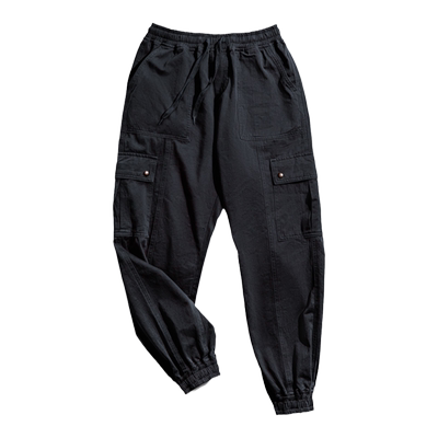 马登工装美式复古多口袋束脚裤