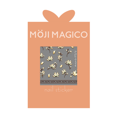 茉季中国美甲贴纸立体浮雕效果