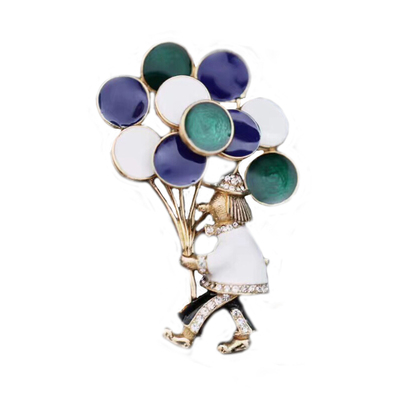 欧洲经典复古马戏团系列逗趣胸针