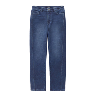 佐丹奴窄款法棍裤女塑暖绒保暖裤子侧缝前移紧身牛仔裤女05414071