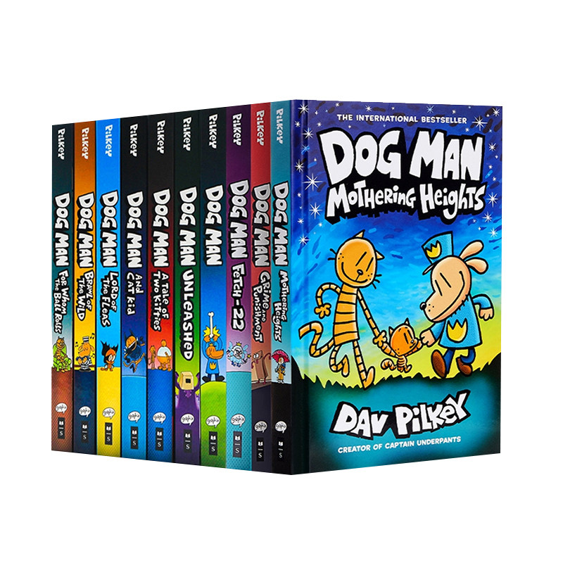 进口平装英文原版DogMan神探狗狗