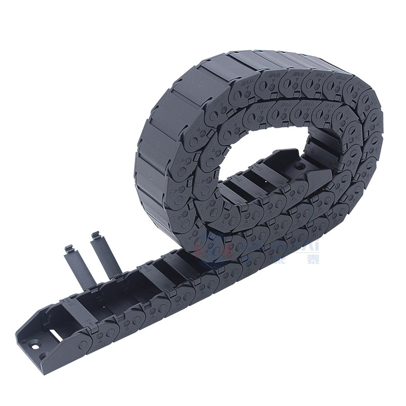 JFLO拖链金福隆尼龙坦克链J15BF.3.N半封闭内开15*15*20*30*40*50