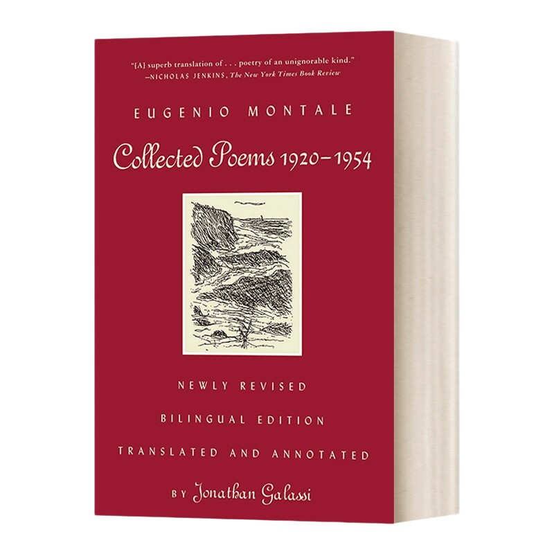 英文原版 Collected Poems 1920-1954 Revised Bilingual Edition 蒙塔莱诗选 诺贝尔文学奖作者 英文版 进口英语原版书籍