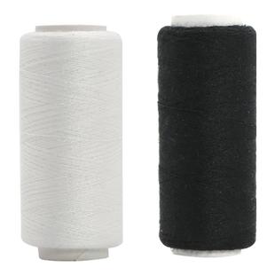 家用缝纫线小卷手缝线缝衣服针线盒手工白线线团黑线缝纫机专用线