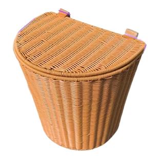 仿藤手工编背篓舞蹈道具采摘茶叶防水承重力强买菜双肩背箩筐小号