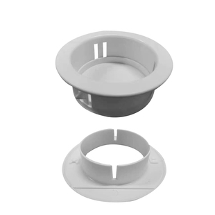 pvc空调孔遮丑盖墙壁洞口盖白色抗氧化加厚老鼠洞堵洞神器装饰盖