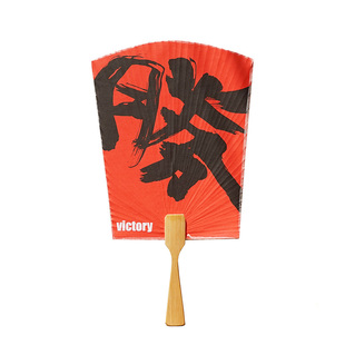 日式团扇和风团扇日本扇子 日式蒲扇浮世绘神奈川宫扇红祭cosplay