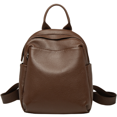 朱尔真皮双肩包女2025新款秋冬