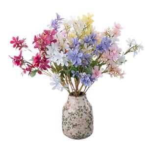 3叉香雪兰仿真花单支假话家居室内装饰花艺摆设插花样板间摆件