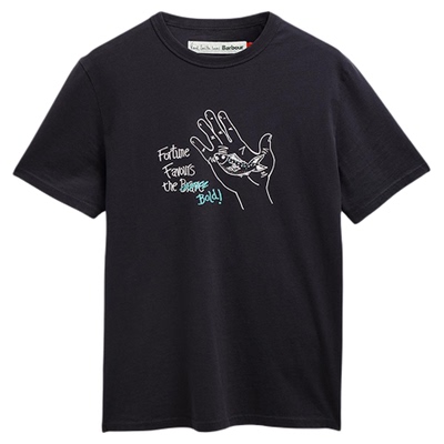 Barbour联名男士印花T恤