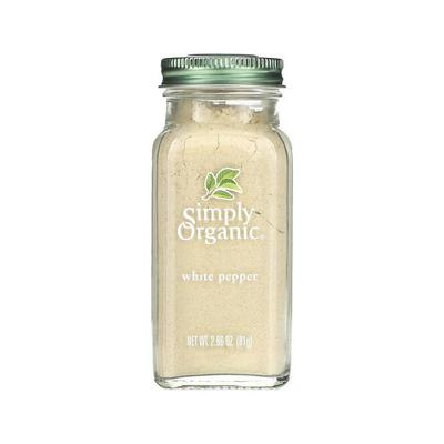 香港直发simply organic白胡椒菜肴调味料81g进口家用风味胡椒粉