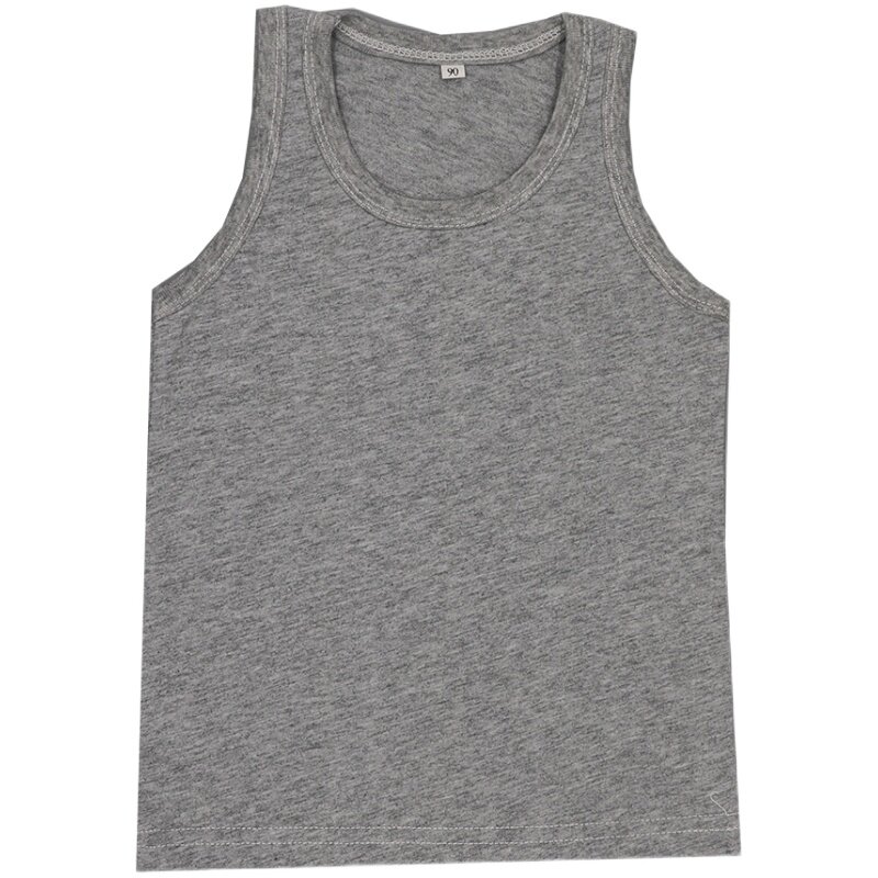 童装棉背心小孩儿童衫宝宝纯棉内穿白色无袖打底背心男女童老式款