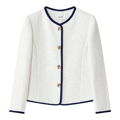 【棉感花呢】Laurel劳芮小香航海雪花呢短外套LWL361W02200