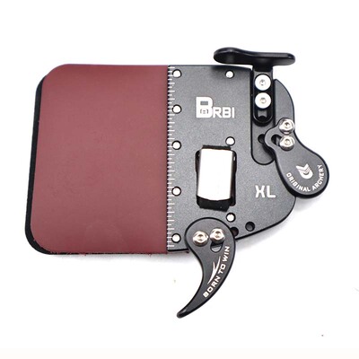 贝卡斯特牛皮光弓护指带刻度