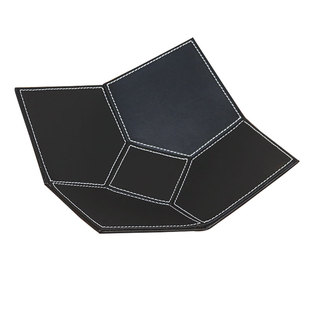 个性创意皮零食干果盘托盘 家用客厅瓜子糖果盒 现代简约茶几摆件