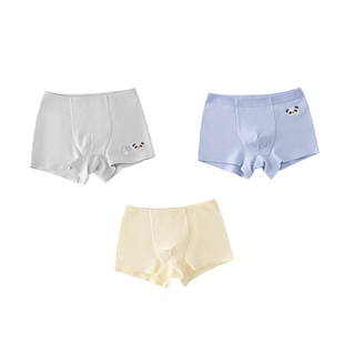 【3条装】papa爬爬四季儿童内裤打底裤男童平角短裤衩亲肤舒适