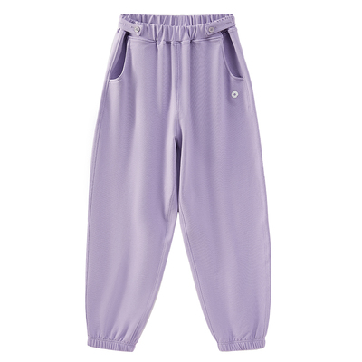 Q21【小裤腰】儿童裤子女童男孩休闲长裤宝宝可调节腰围卫裤春季