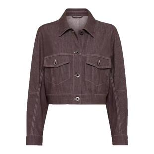 BC/Brunello Cucinelli 秋冬新款女士时尚牛仔外套银泰百货301574