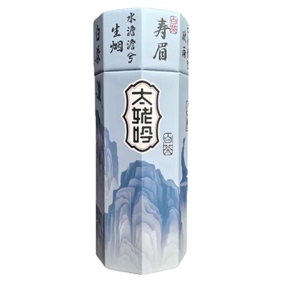 吴裕泰茶叶80g盒装太姥吟紧压寿眉白茶福鼎白茶便携送礼国潮白茶