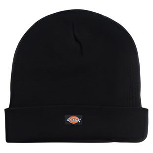 阿瞳牛社美版Dickies/蒂克毛线帽子男女秋冬大头围粗线针织帽潮牌