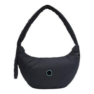 GYXX/光影行星弦月斜挎包女单肩包男2026新款干湿分离运动饺子包