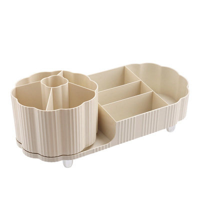 桌面旋转化妆品收纳筒