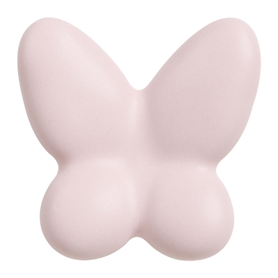 轻奢派可爱儿童衣柜拉手蝴蝶彩色