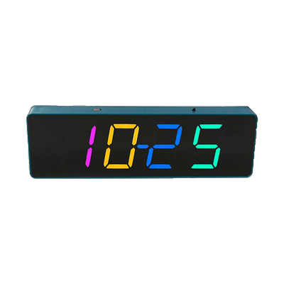 七彩数字电子时钟DIY套件炫彩