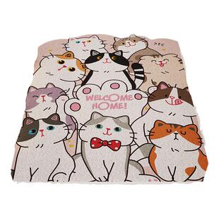 入户门地垫可裁剪脚垫丝圈入门垫玄关户外大门口耐磨客厅蹭土地毯