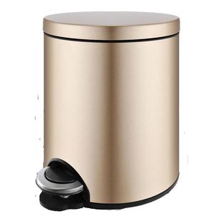 脚踏式不锈钢垃圾桶家用客厅卧室可爱厨房卫生间脚踩创意大号有盖