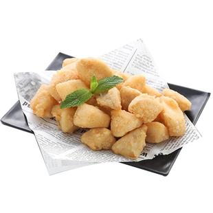 三统万福盐酥杏鲍菇1kg台湾小吃鸡排小吃炸蘑菇冷冻半成品小零食