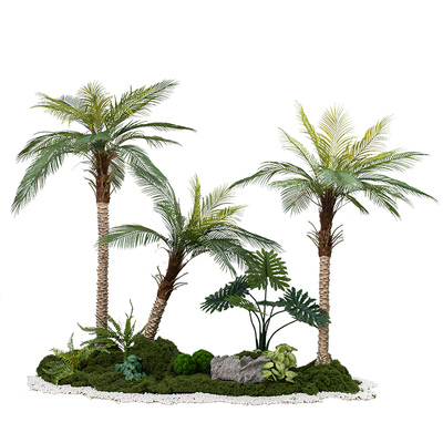 仿真棕榈树植物针葵造景绿植景观
