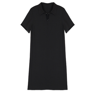 大码连衣裙女夏季宽松中长款a型时尚气质显瘦胖mm妈妈装半身长裙