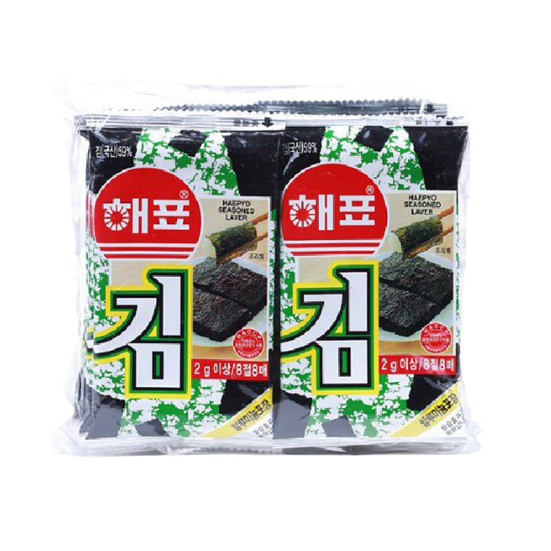 韩国烤紫菜海牌12g鱿鱼原味