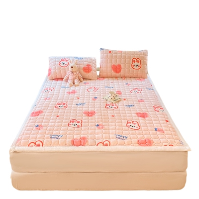 【加厚保暖兔毛绒】软糯床褥床单