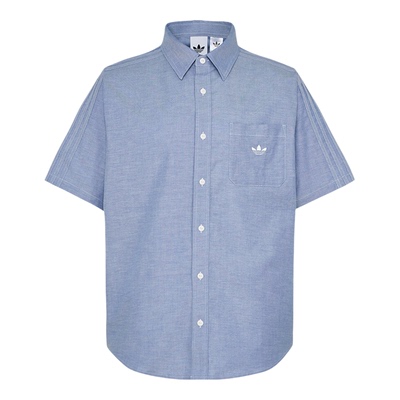 Adidas/阿迪达斯官方正品三叶草SHIRTM新款男休闲短袖衬衫KY5768