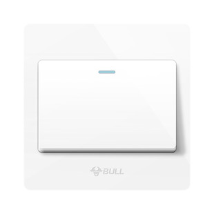 公牛大功率开关面板插座一开单双控16a家用墙壁86型单开单控开关