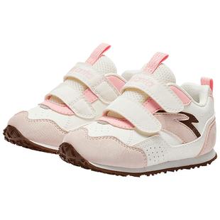 安踏学步鞋女宝宝二阶段秋冬新款加绒童鞋幼儿园鞋包头软底运动鞋