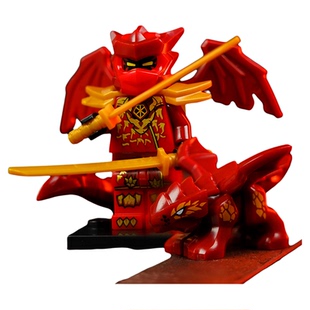 2026年新款幻影忍者主角团龙形态双色注模劳埃德凯杰国产积木人仔