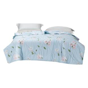 梦洁纯棉夏凉被空调被子夏被可机洗学生宿舍单人纤维被芯25年新款