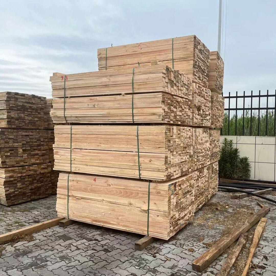 樟子松铁杉落叶松支模方木建筑木方桥梁工程工地垫木轨道枕木方