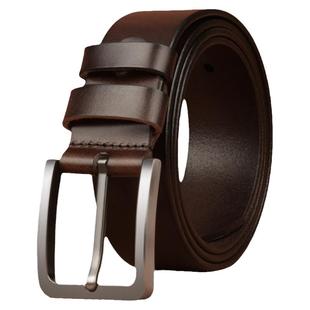 卡帝乐鳄鱼皮带男真皮腰带男针扣裤带男牛皮休闲青年牛仔裤腰带潮