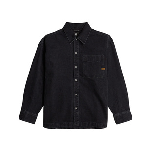 G-STAR RAW牛仔外套男士秋冬季美式复古外套街头黑色上衣D23007