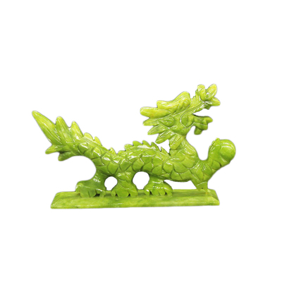 天然玉石客厅办公室青龙家居雕刻