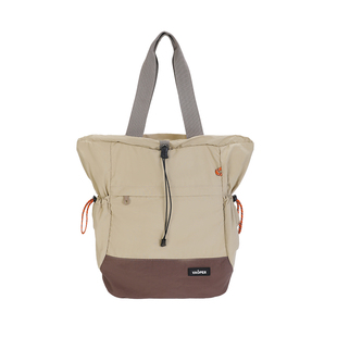 VAOPER喂牌双肩包手提两用背包女大容量单肩托特包小巧可折叠男包