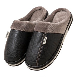 加大码男士棉拖鞋冬款季室内居家居防滑防水保暖484950码棉拖鞋男