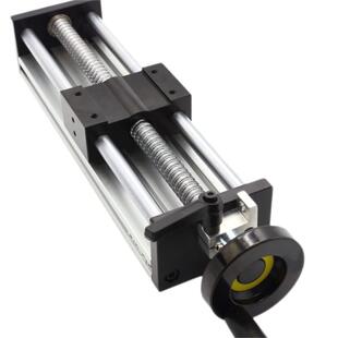 80双光轴滑台模组手摇手动款EBX精密滚珠丝杆十字直线导轨升降台