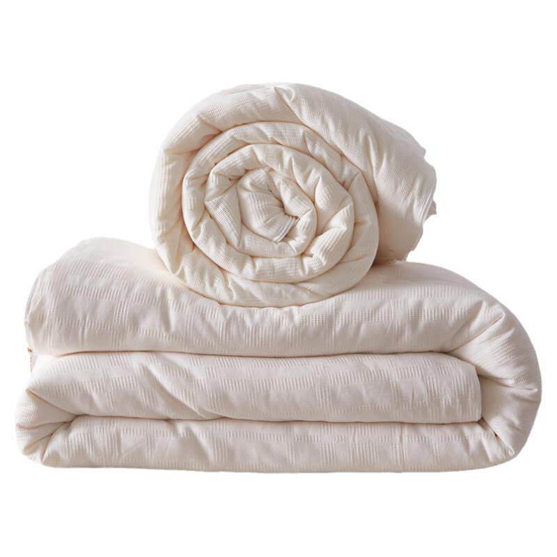 全棉华夫格李官奇55%大豆纤维被子拉链二合一子母被春秋被冬被芯