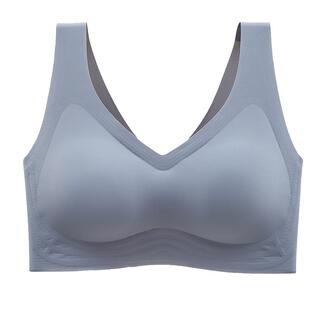 健丹鸟无痕睡眠内衣女无钢圈小胸聚拢薄款冰丝透气运动美背文胸