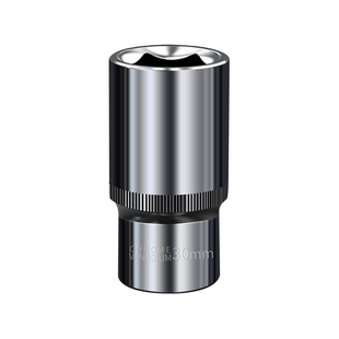 1/2加长型套筒头8-32mm 套筒头小风炮加深六角套筒螺丝套筒扳手